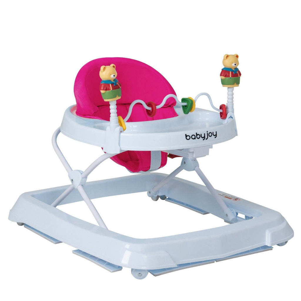 Baby Walker, Foldable Activity Walker Helper with Adjustable Height - costzon