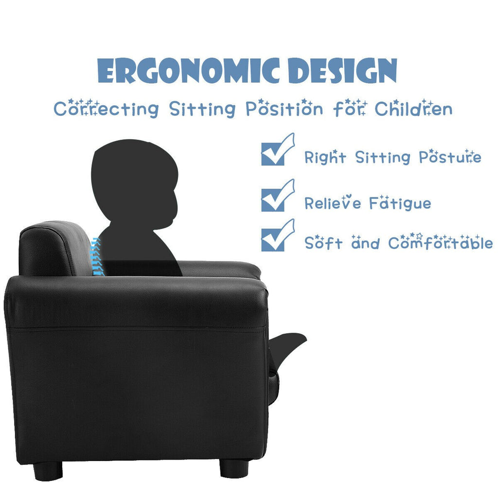 Children Sofa with Footstool, Kids Sofa with ASTM & CPSIA Certification - costzon
