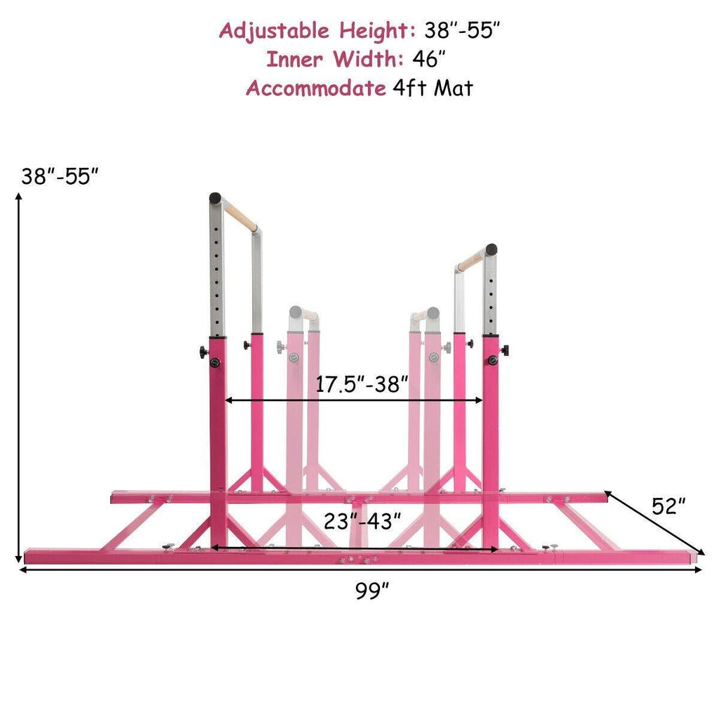 Double Horizontal Bars, Junior Gymnastic Training Parallel Bars - costzon