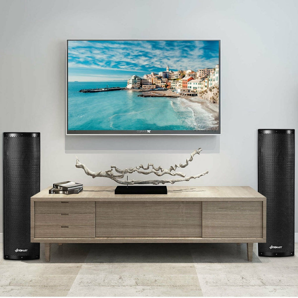 Costzon Active 3-Way 6.5'' 200W All-in-one PA Speaker DJ Loud Speaker with Bluetooth - costzon