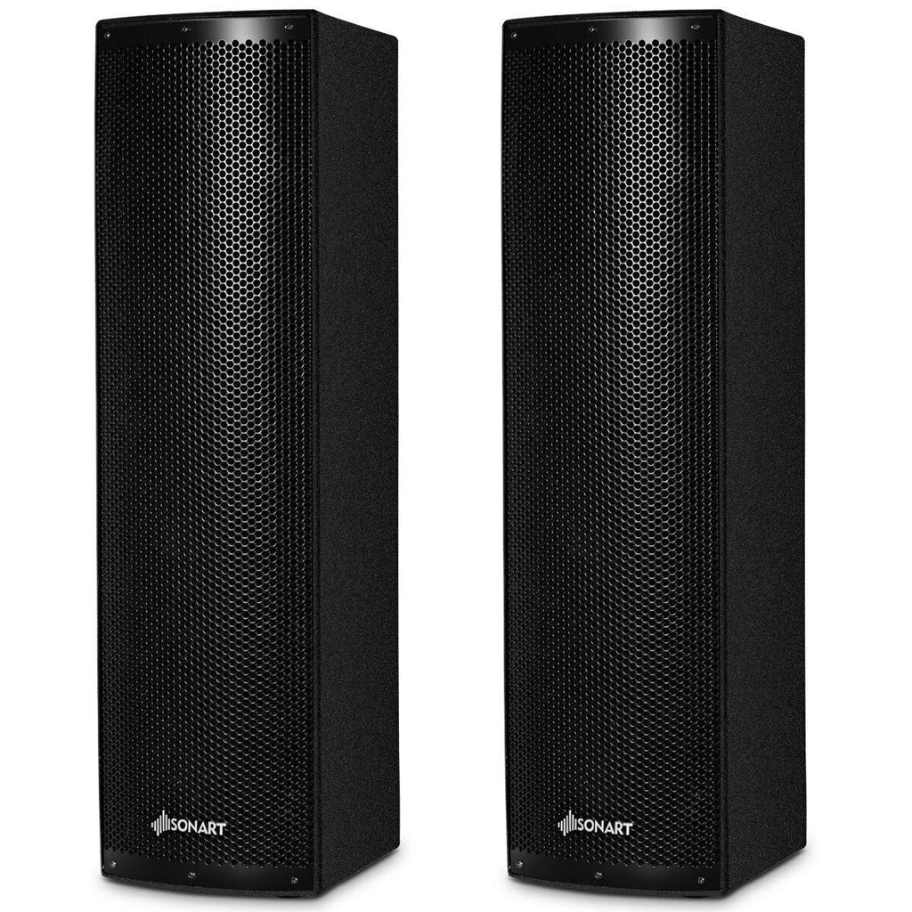 Costzon Active 3-Way 6.5'' 200W All-in-one PA Speaker DJ Loud Speaker with Bluetooth - costzon