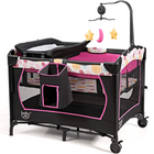 Costzon 4 in 1 Pack and Play, Multifunction Baby Bedside Sleeper with Bassinet, Changing Station and Activity Center