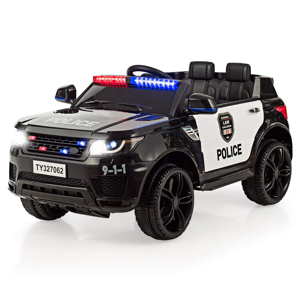 12V Battery Powered Police SUV Vehicle - Costzon