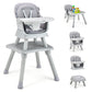 Baby High Chair, 8 in 1 Convertible Highchair for Babies & Toddlers - Costzon