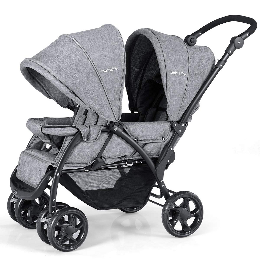 Foldable Double Seat Tandem Stroller