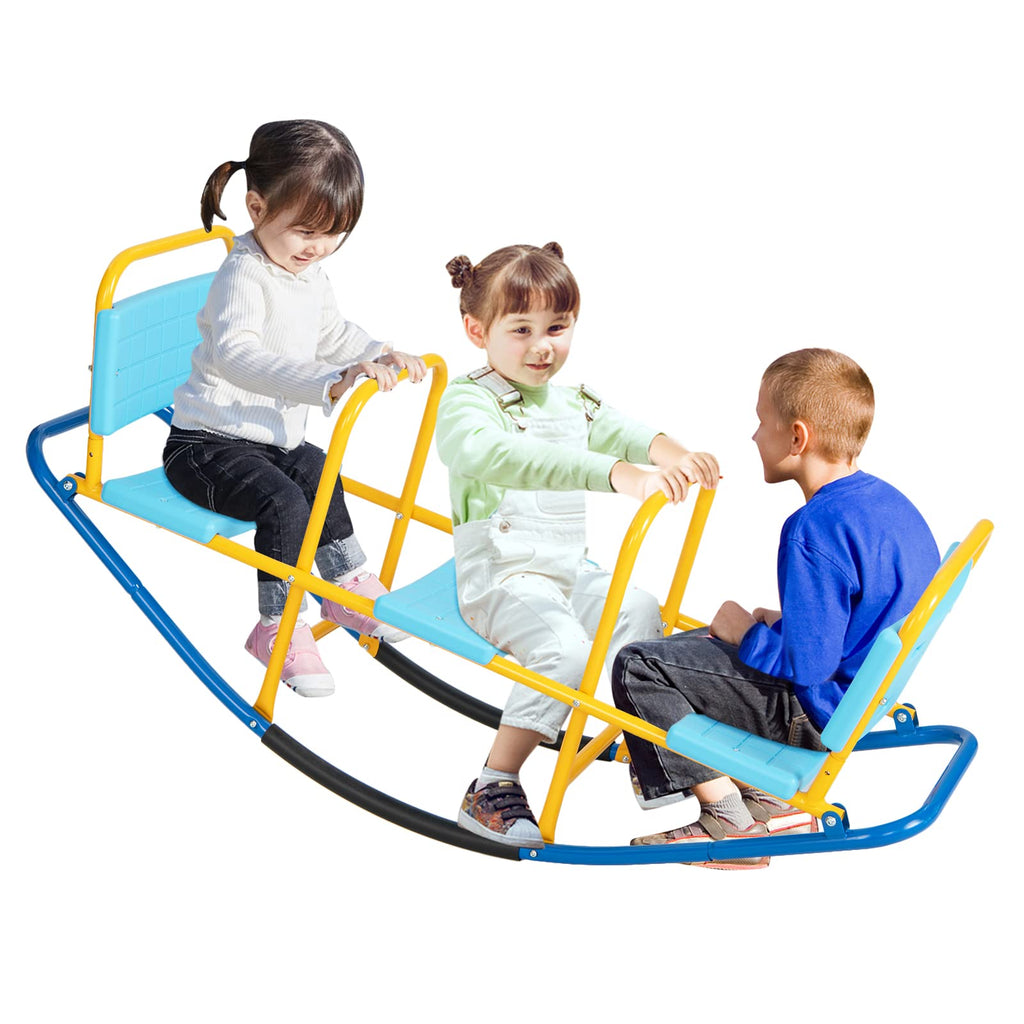 Kids Seesaw Swivel Teeter Totter Playground Equipment - Costzon