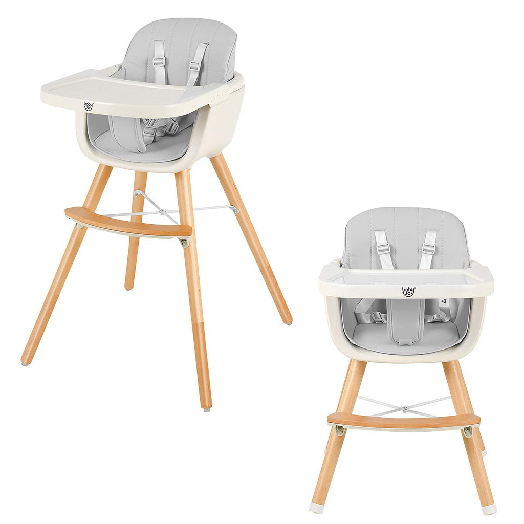 Convertible Baby High Chair, Grey