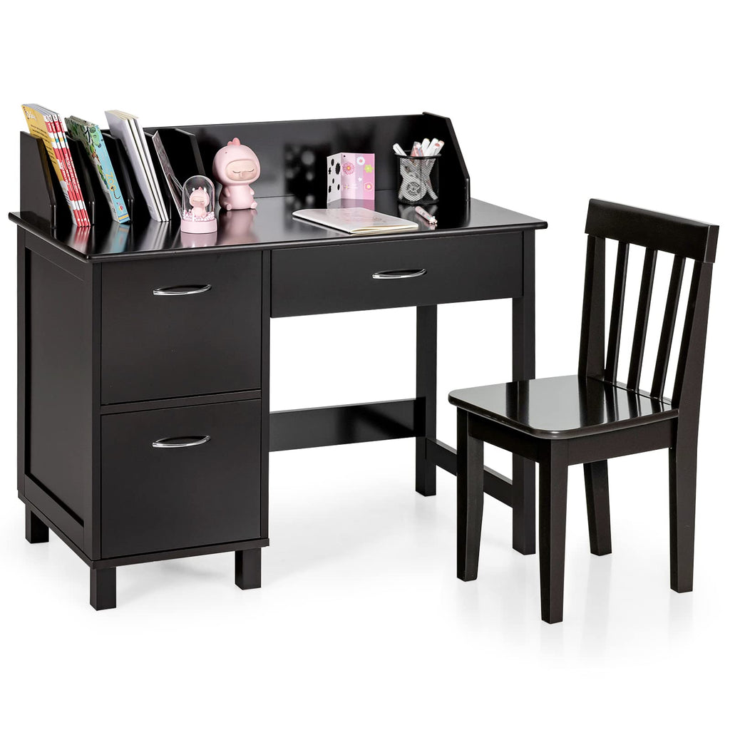 Kids Desk and Chair Set - Costzon