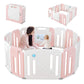 Costzon Baby Playpen, Foldable Activity Play Center with Safety Gate