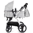 BABY JOY 2-in-1 Convertible Baby Stroller, Foldable Bassinet Pram Carriage