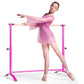 Costzon Portable Ballet Barre, 51" Freestanding Ballet Bar with Adjustable Height, Fitness Dance Bar