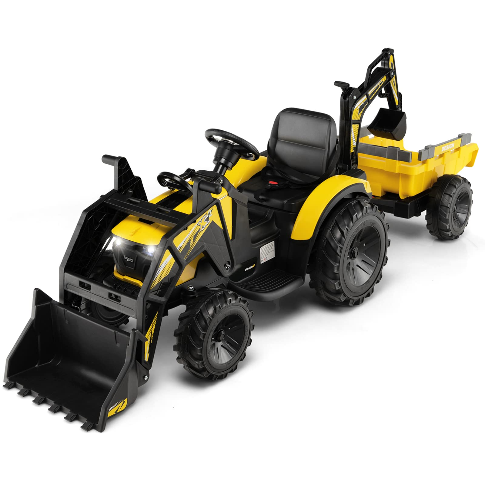 Kids electric backhoe 2025