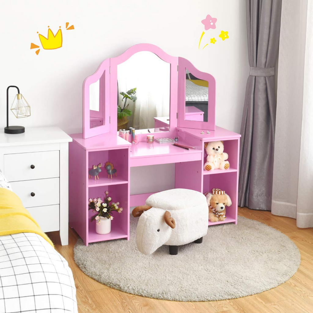 Princess Makeup Dressing Table - Costzon