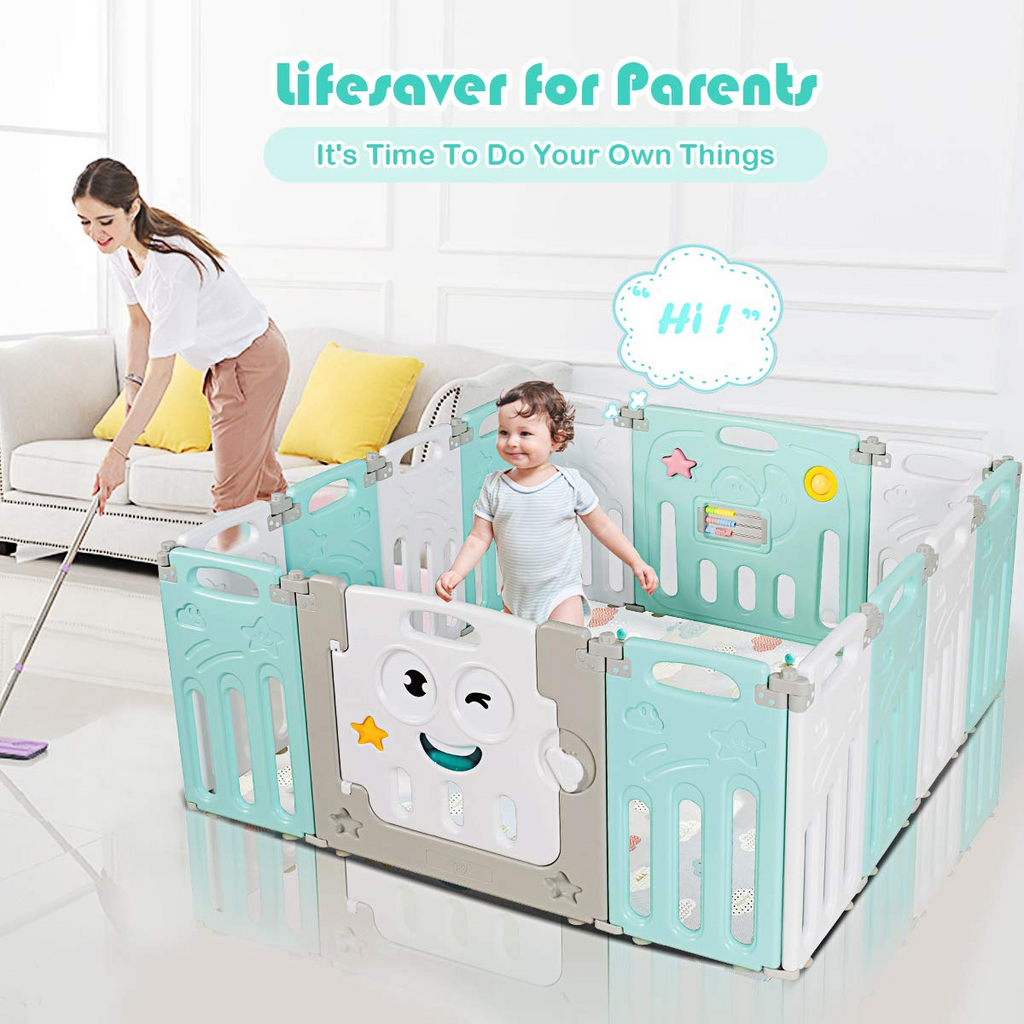 Costzon Foldable Baby Playpen