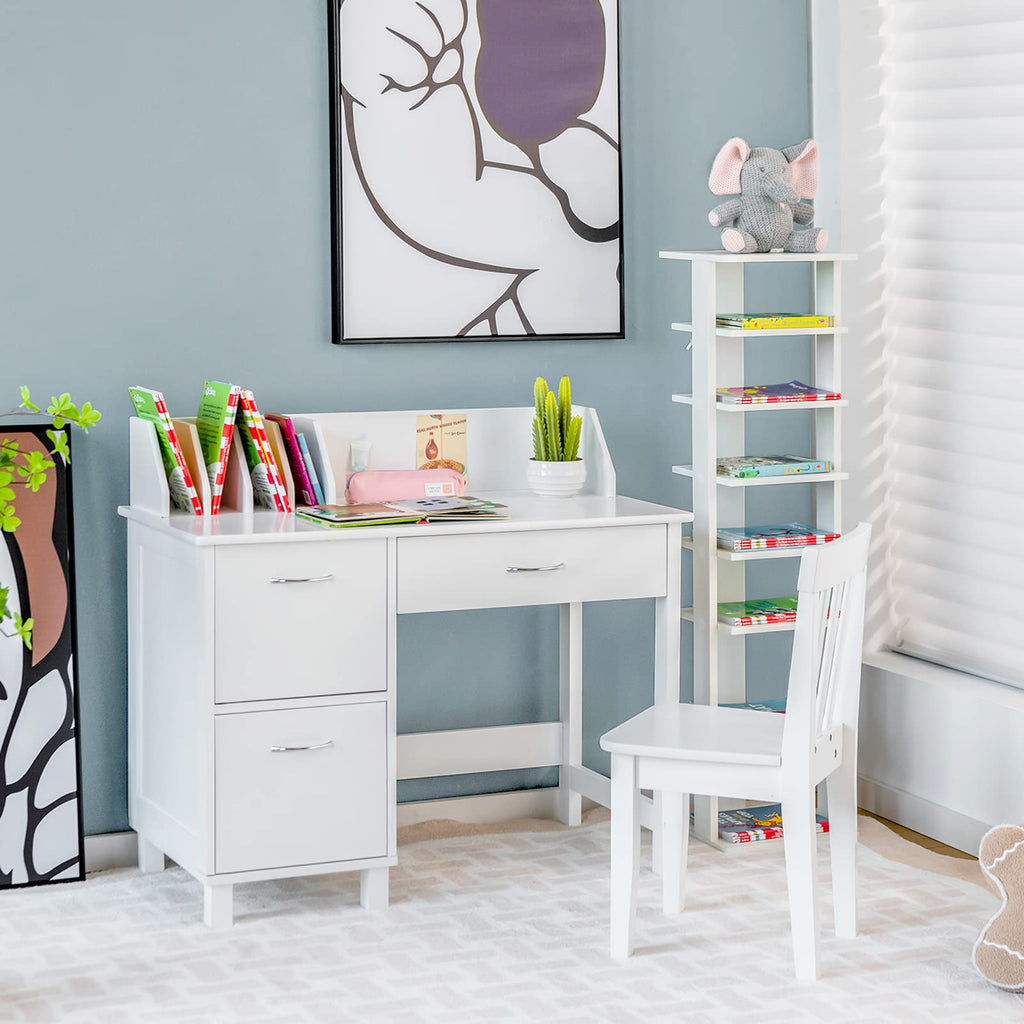 Kids Desk and Chair Set - Costzon