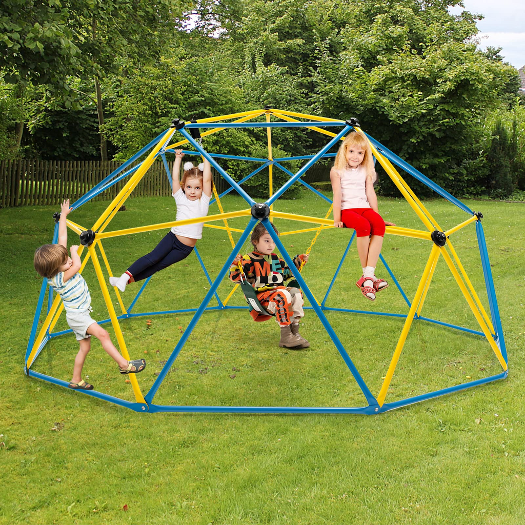 10FT Outdoor Jungle Gym Monkey Bar Climbing Toys for Toddlers - Costzon