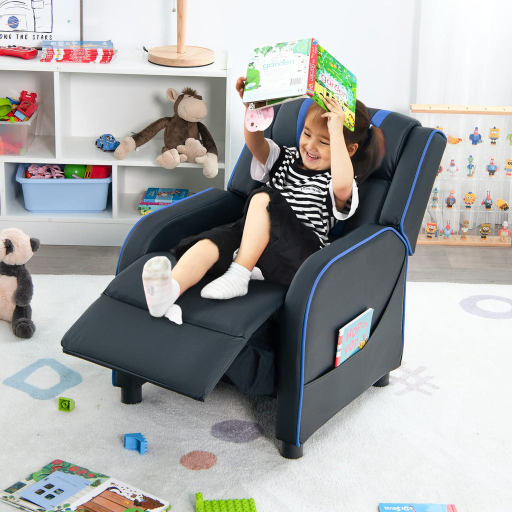 Kids Recliner, Gaming Recliner Chair  -  Costzon