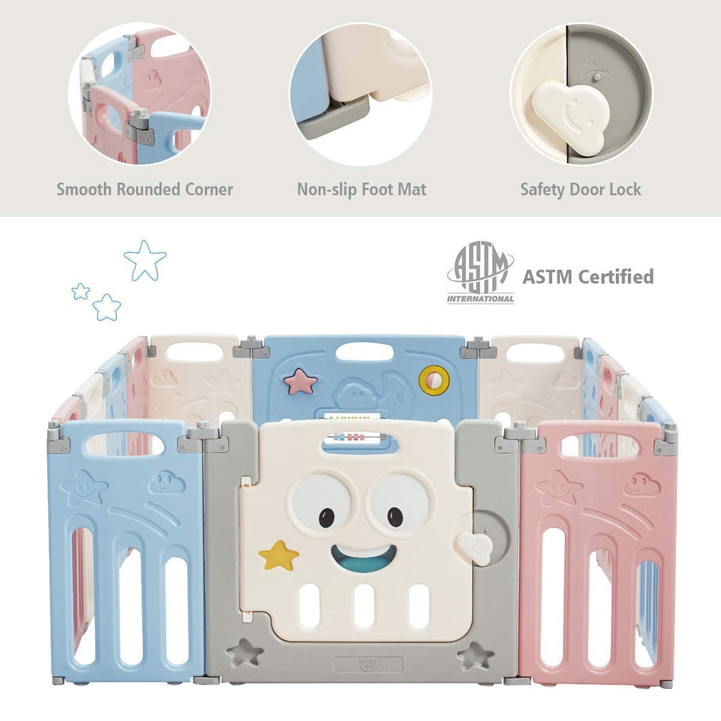 Costzon Foldable Baby Playpen