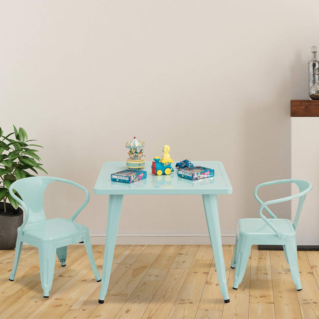 Kids Table and 2 Chair Set - Costzon