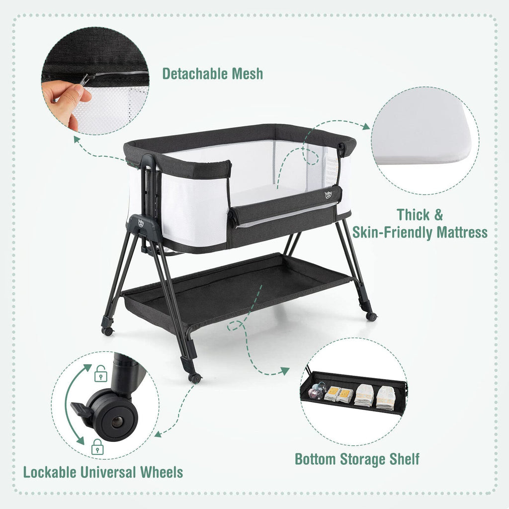 Costzon Bassinet Bedside Sleeper