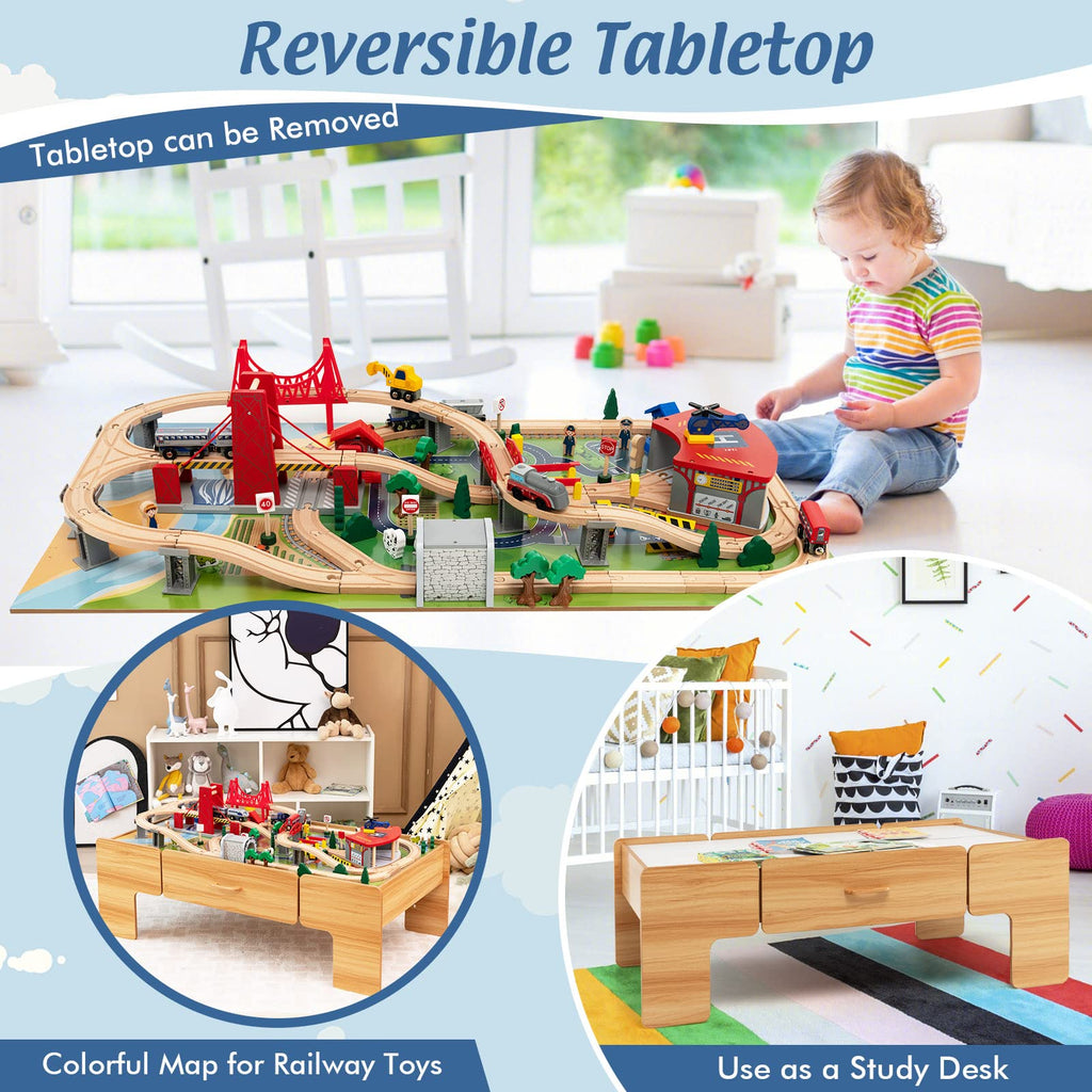 2 in 1 Kids Activity Table - Costzon