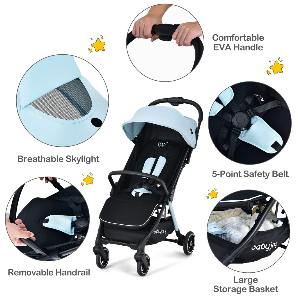 BABY JOY Lightweight Baby Stroller - Costzon