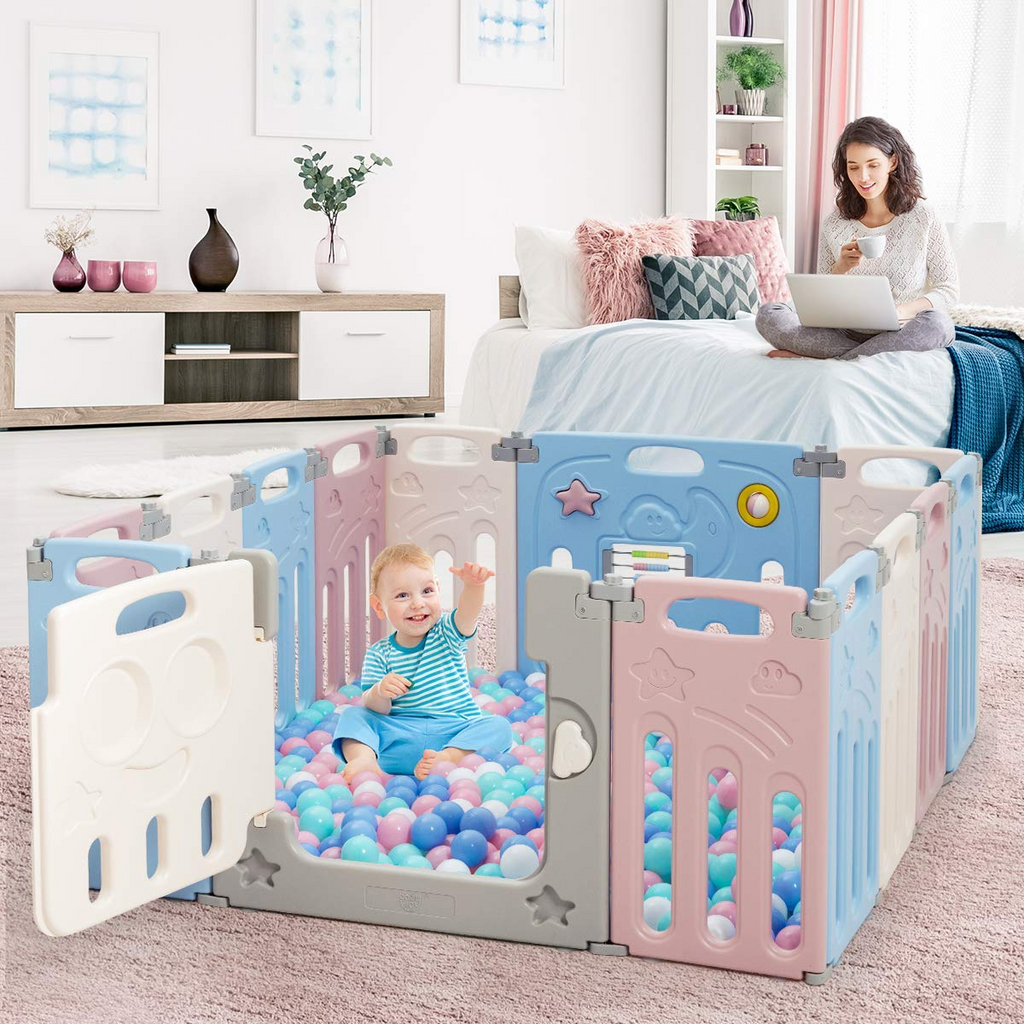 Costzon Foldable Baby Playpen