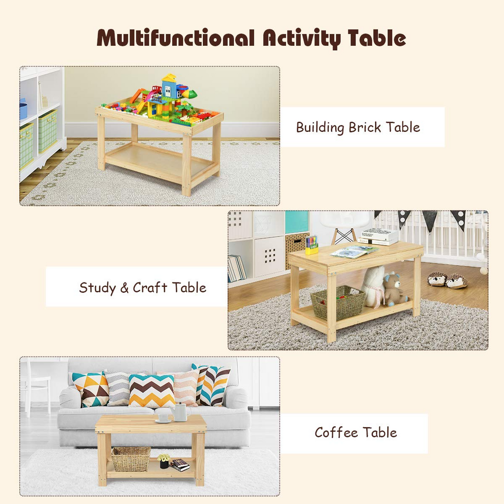 2 in 1 Kids Activity Table - Costzon