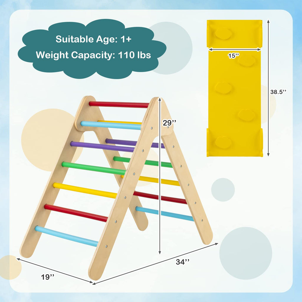 Costzon Wooden Climbing Toys for Toddlers