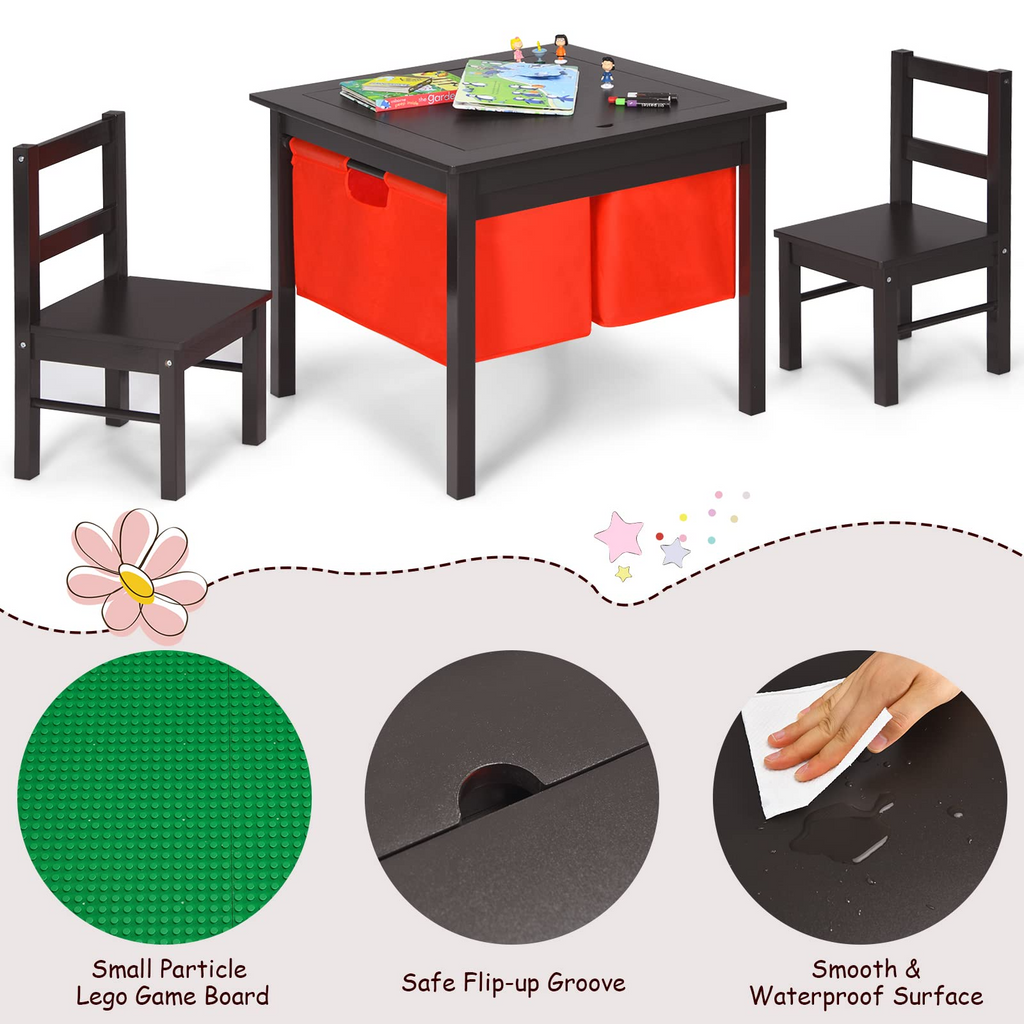  Kids Table and Chair Set - Costzon