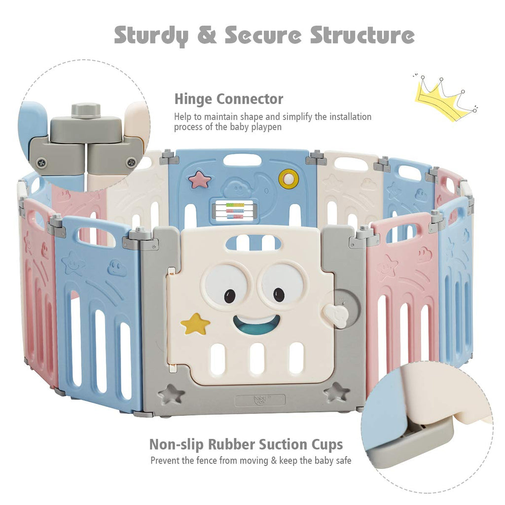 Costzon Foldable Baby Playpen