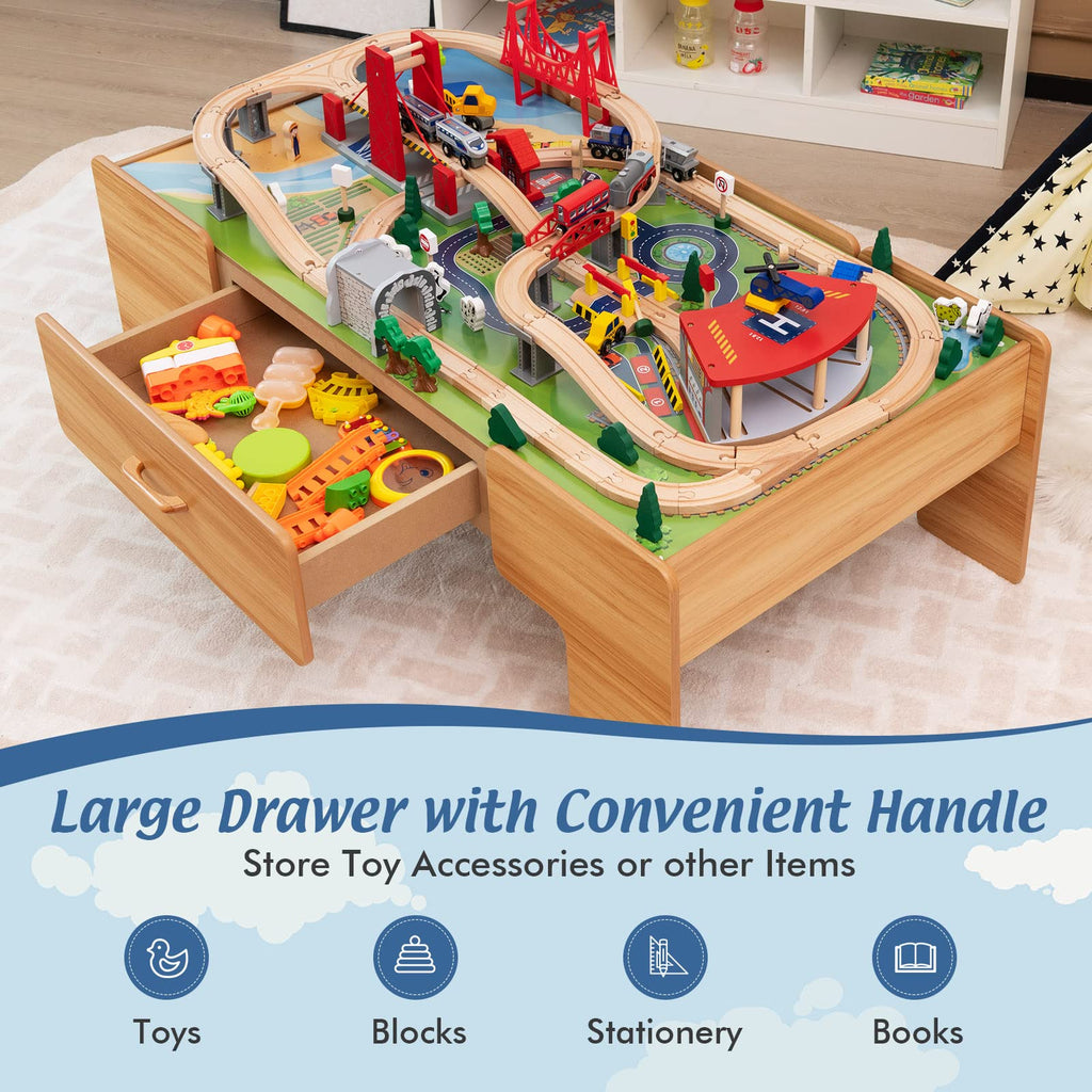 2 in 1 Kids Activity Table - Costzon