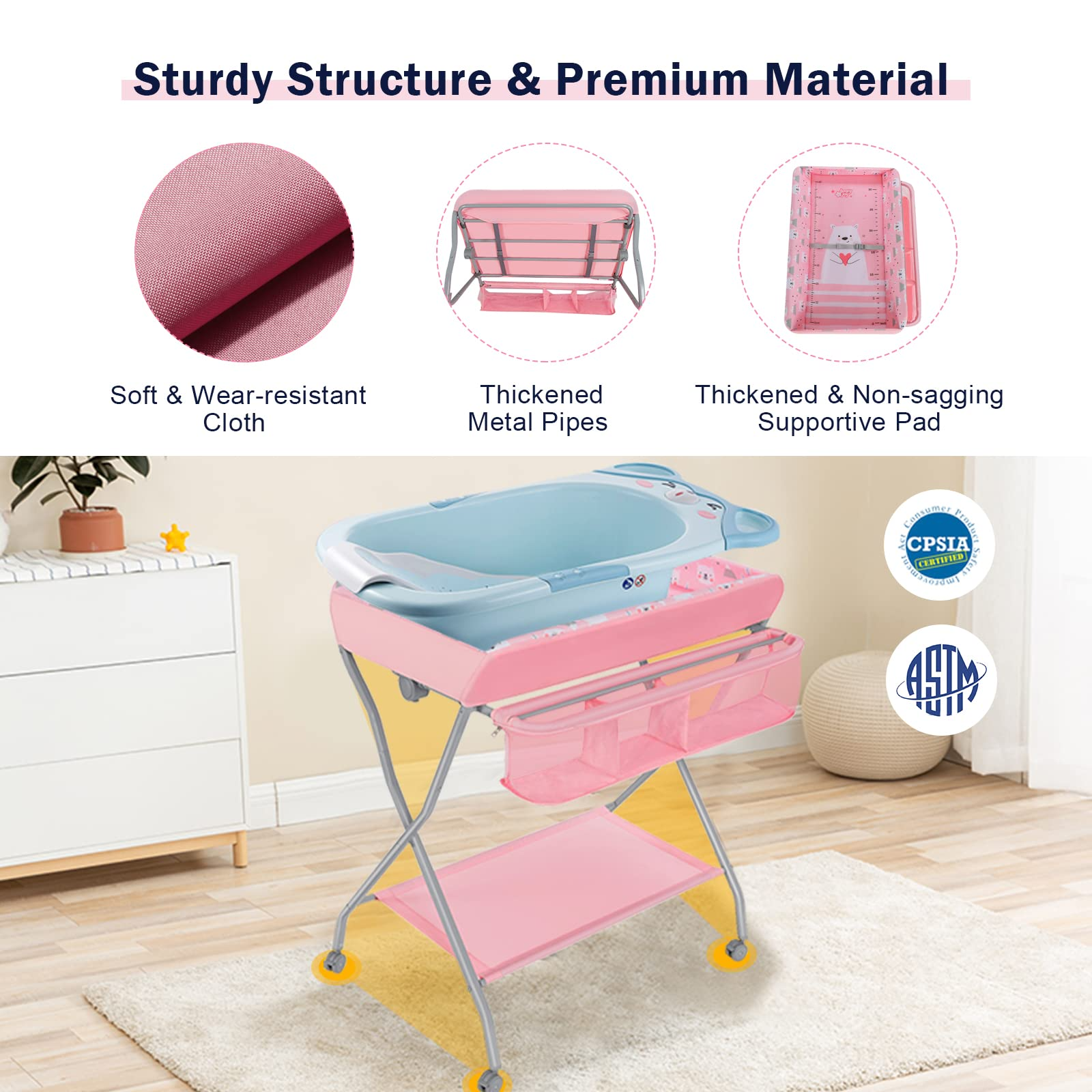 Costzon baby bath and changing table hotsell