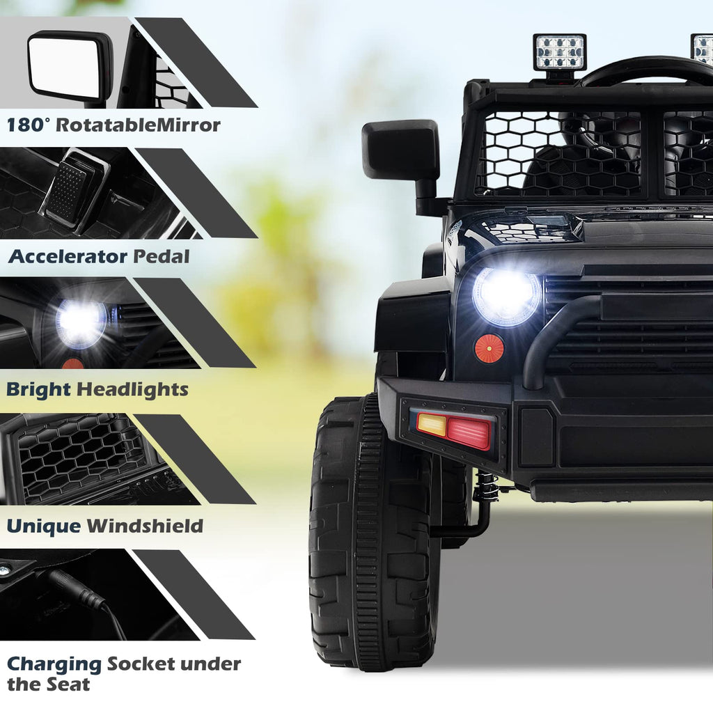 12V Battery Powered Truck Vehicle, Electric Car for Kids - Costzon