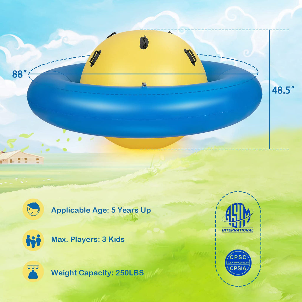Dome Rocker Costzon Giant Inflatable Dome Rocker Bouncer, Blow Up Rocking Ball Pla ...