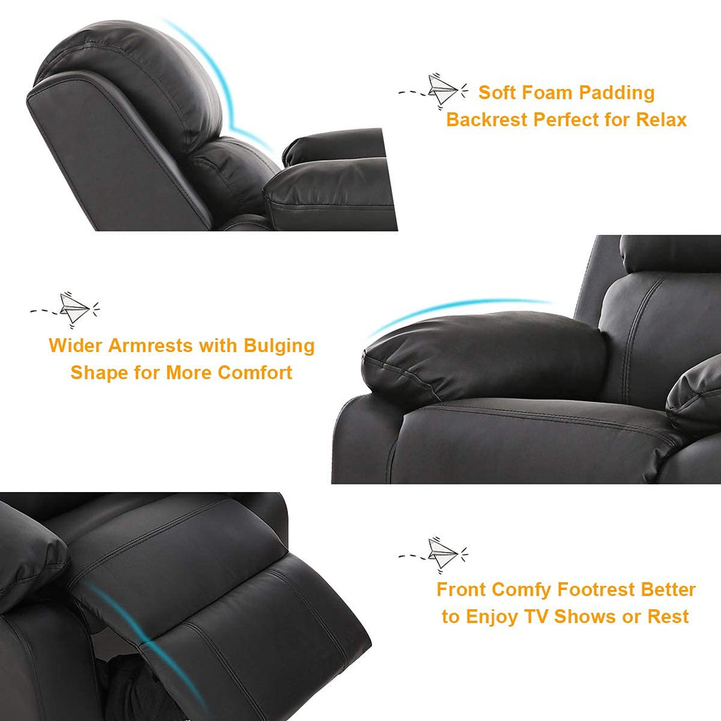Armrest Storage, Headrest & Lumbar Support - Costzon