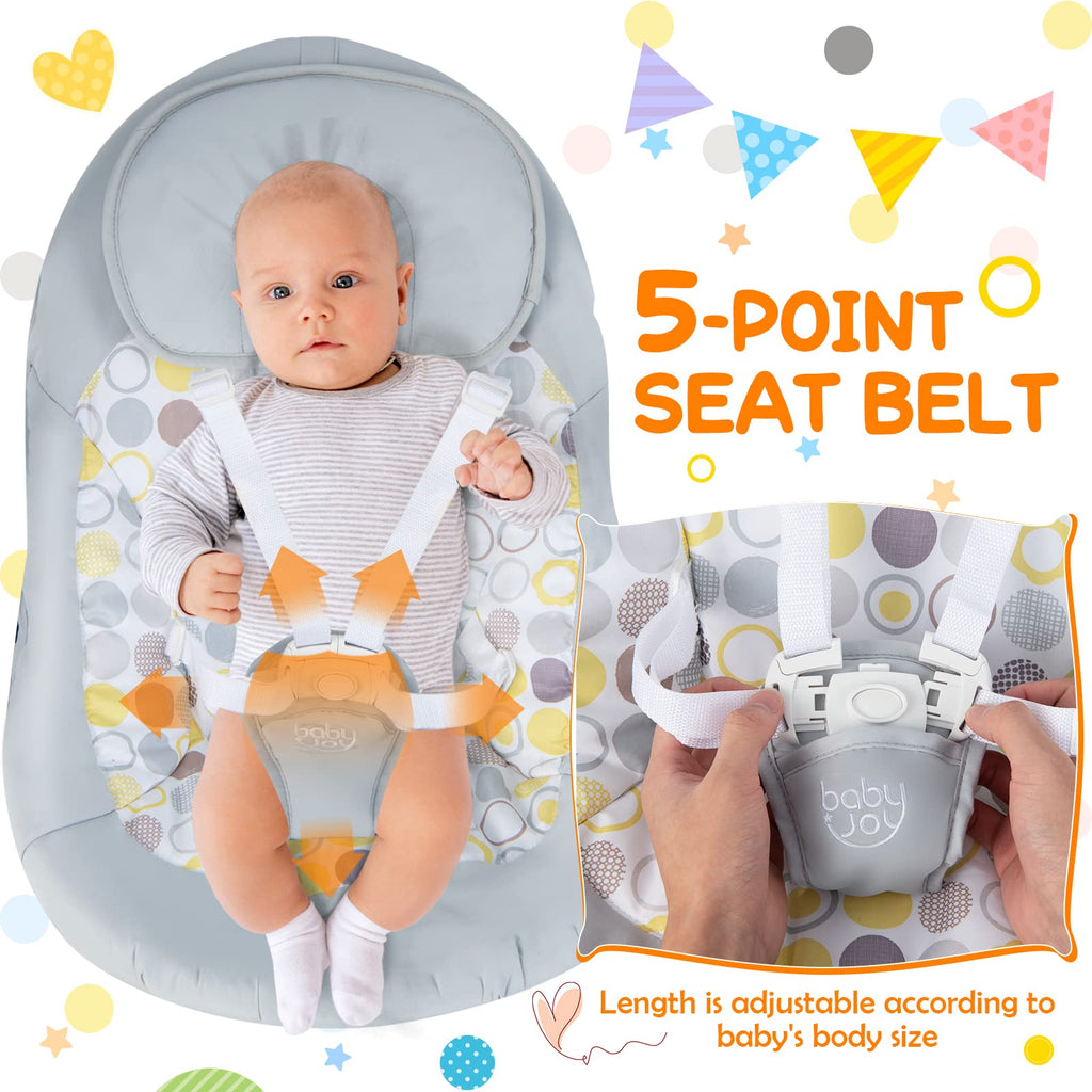 Electric Compact Swing Chair for Toddlers - Costzon