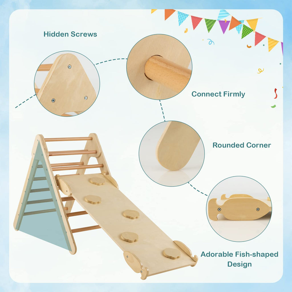 Costzon Wooden Climbing Toys for Toddlers