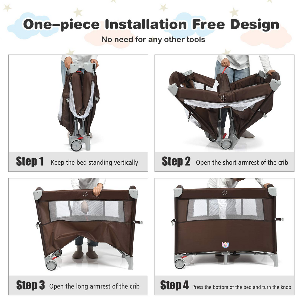 Baby Bedside Sleeper with Bassinet