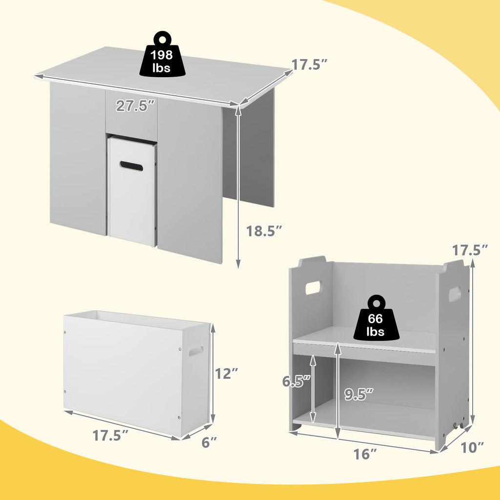 Costzon Kids Table and Chair Set