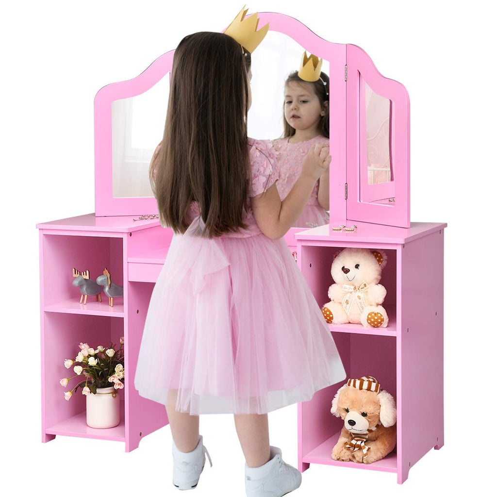 Princess Makeup Dressing Table - Costzon