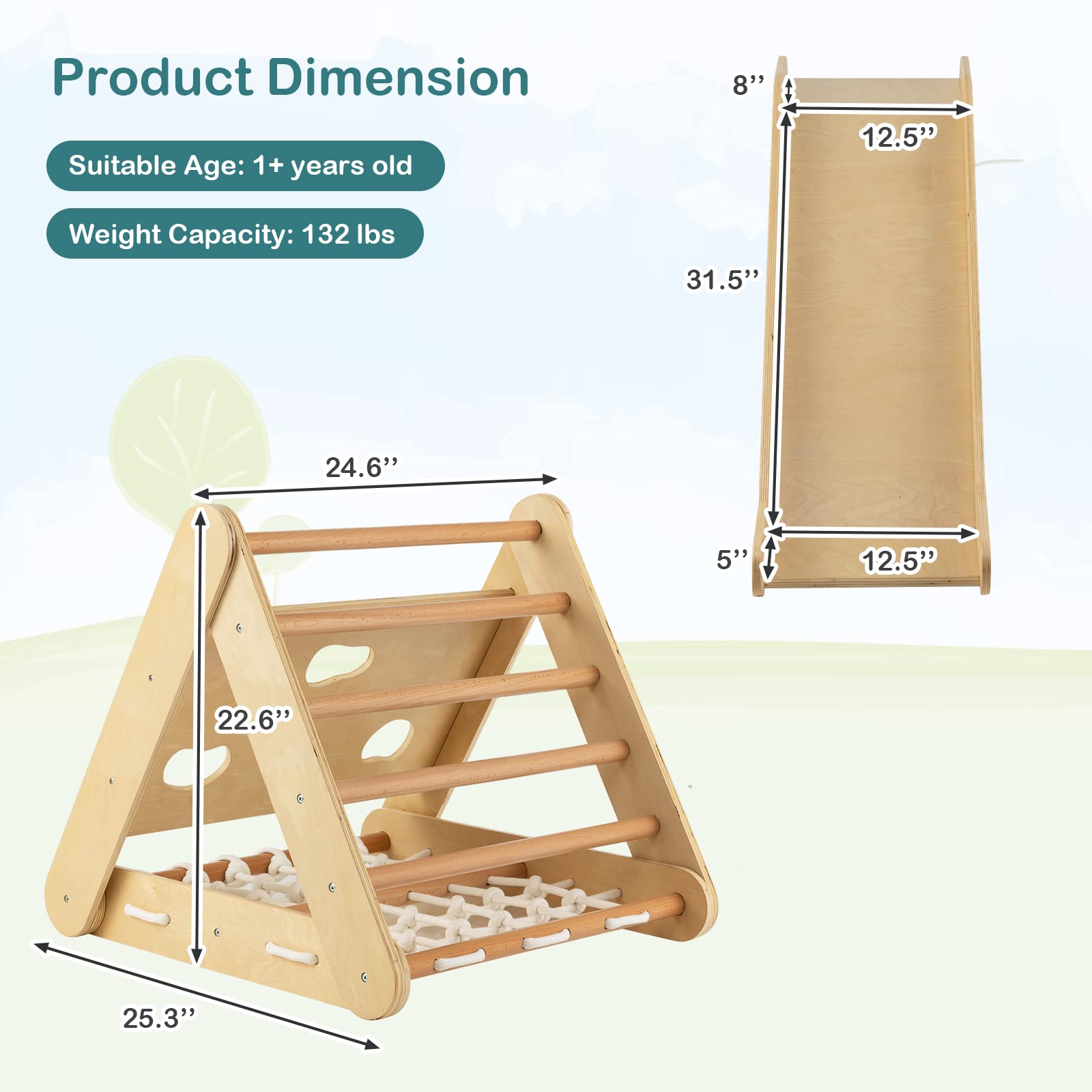 4 in 1 Climbing Toy for Toddlers - Costzon