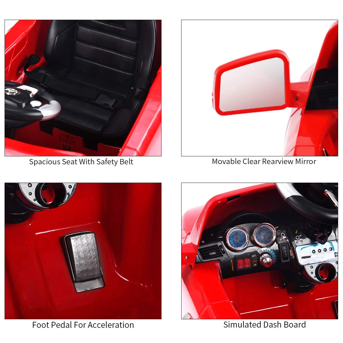 Costzon Mercedes Benz ML350 6V Electric Kids Ride On Car Licensed MP3 costzon