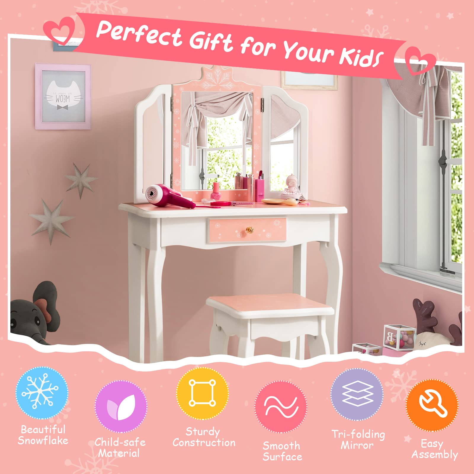 Costzon kids vanity online