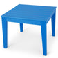 Costzon Kids Table, 25.5" x 25.5" Square Activity Play Table, Indoor & Outdoor, Toddler Table