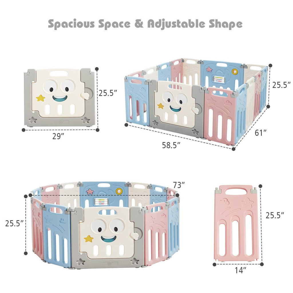 Costzon Foldable Baby Playpen