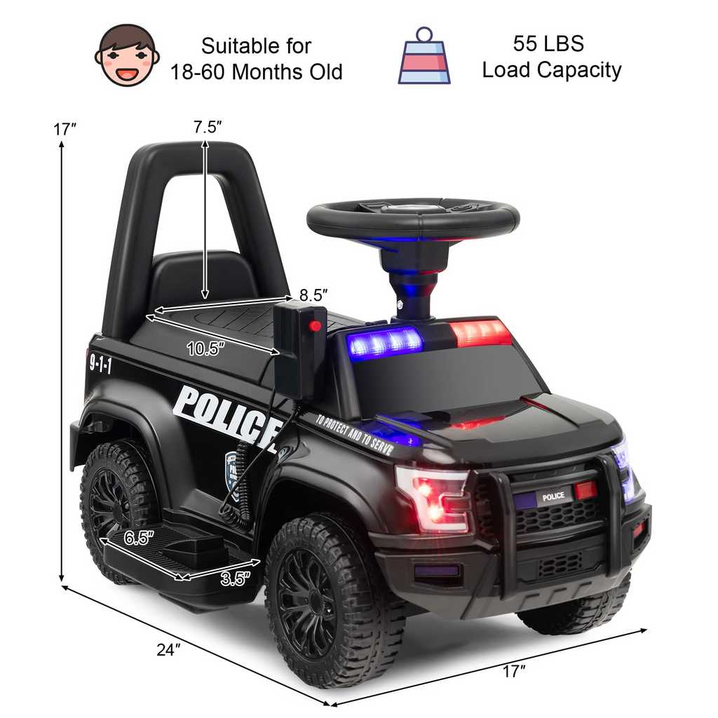 6V Battery Powered Police Car