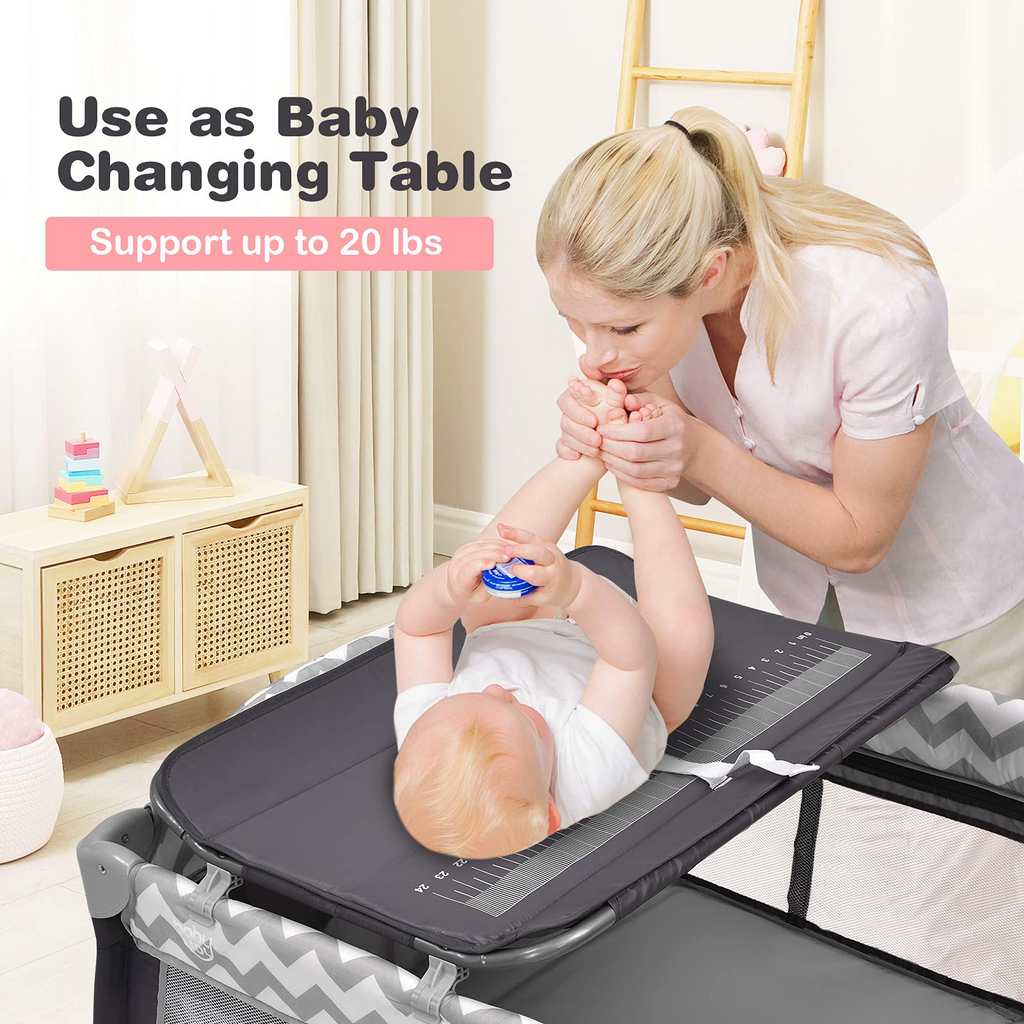 BABY JOY 4 in 1 Pack and Play - Costzonav