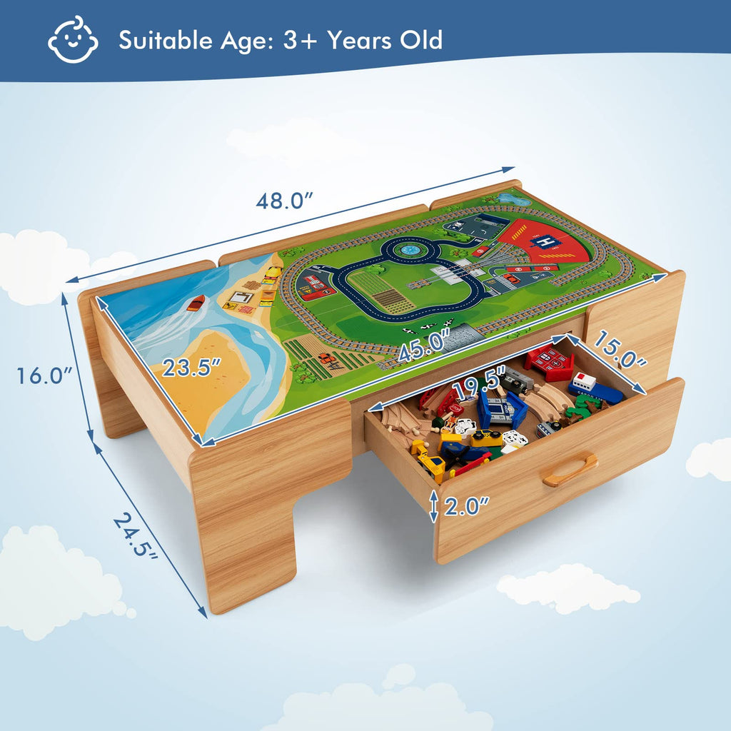 2 in 1 Kids Activity Table - Costzon