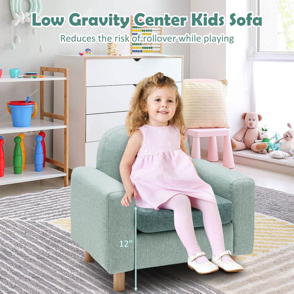 Cute Kids Sofa,Green - Costzon